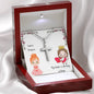 I am a Princess. My Father is the King of Kings. v4, Stainless Steel Cross Necklace, Gift for Confirmation, Gift for Easter, Gift Dad to Daughter