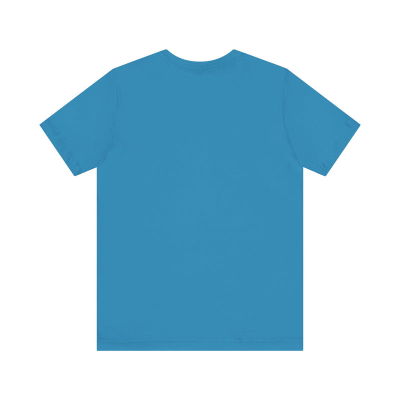Celebrate. Rainbow Fist.  Unisex comfy casual t-shirt with short sleeves.