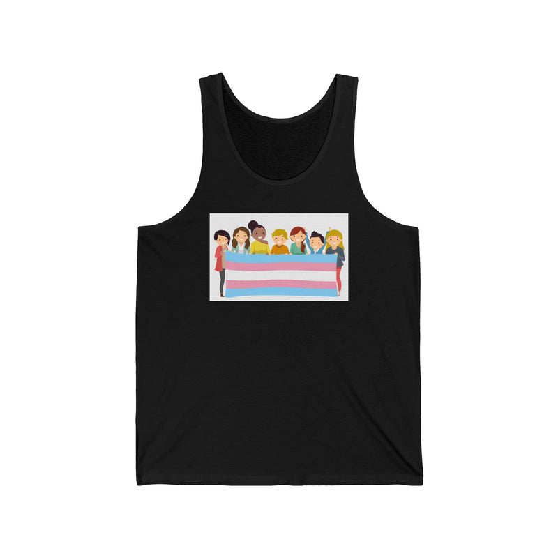 Flag Family Unisex Jersey Tank