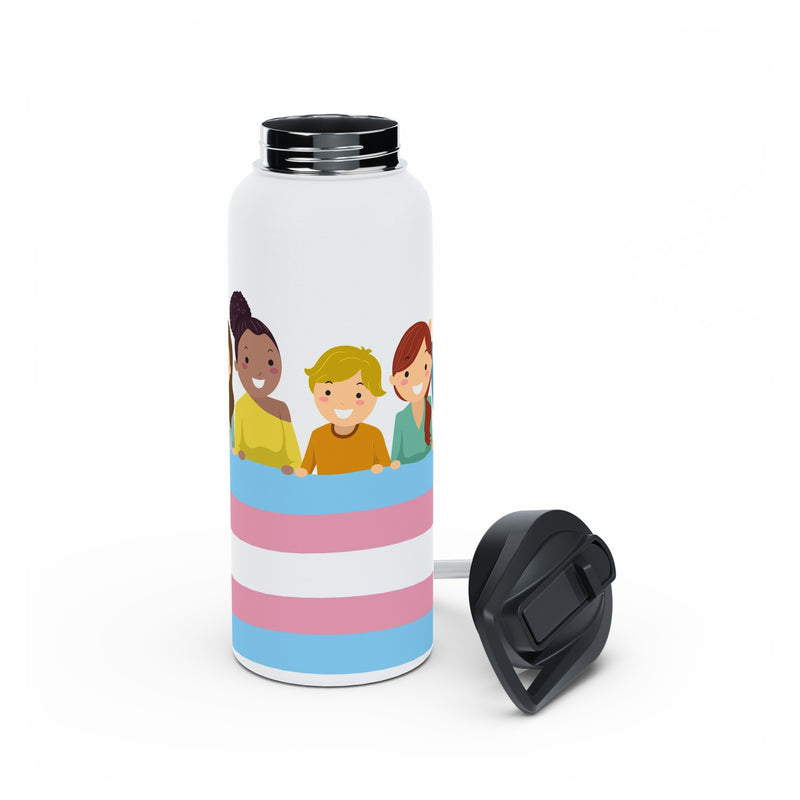 Pride Flag Stainless Steel Water Bottle
