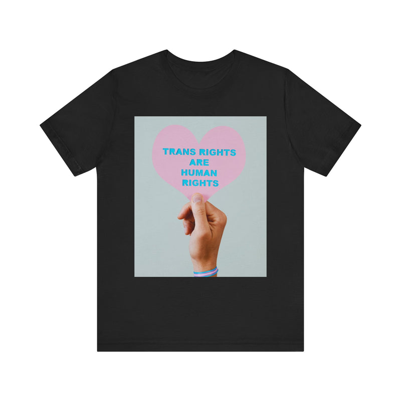 Human Rights.  Unisex comfy casual t-shirt with short sleeves.