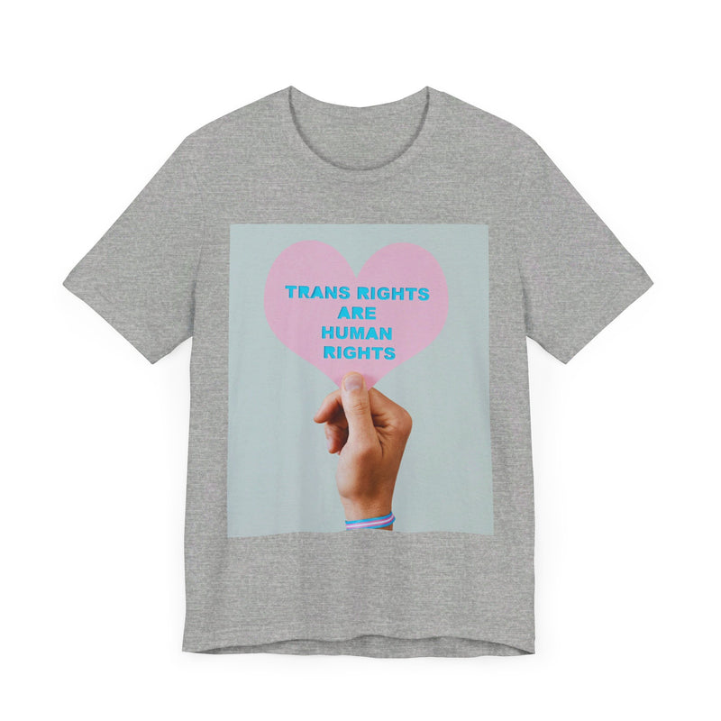 Human Rights.  Unisex comfy casual t-shirt with short sleeves.