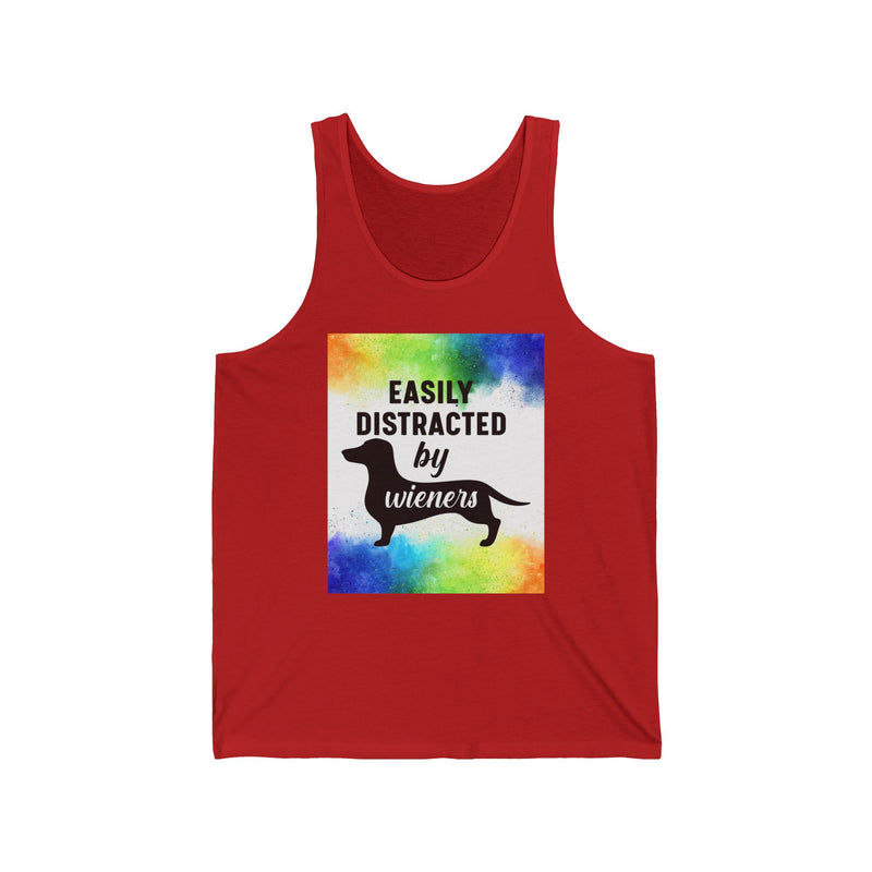Easily Distracted Pride Unisex Jersey Tank