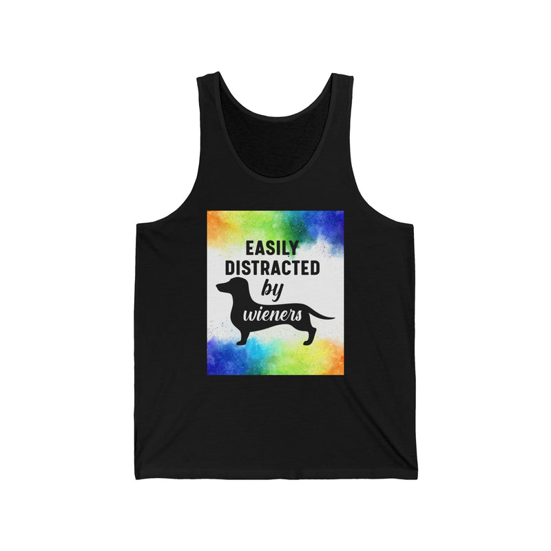 Easily Distracted Pride Unisex Jersey Tank