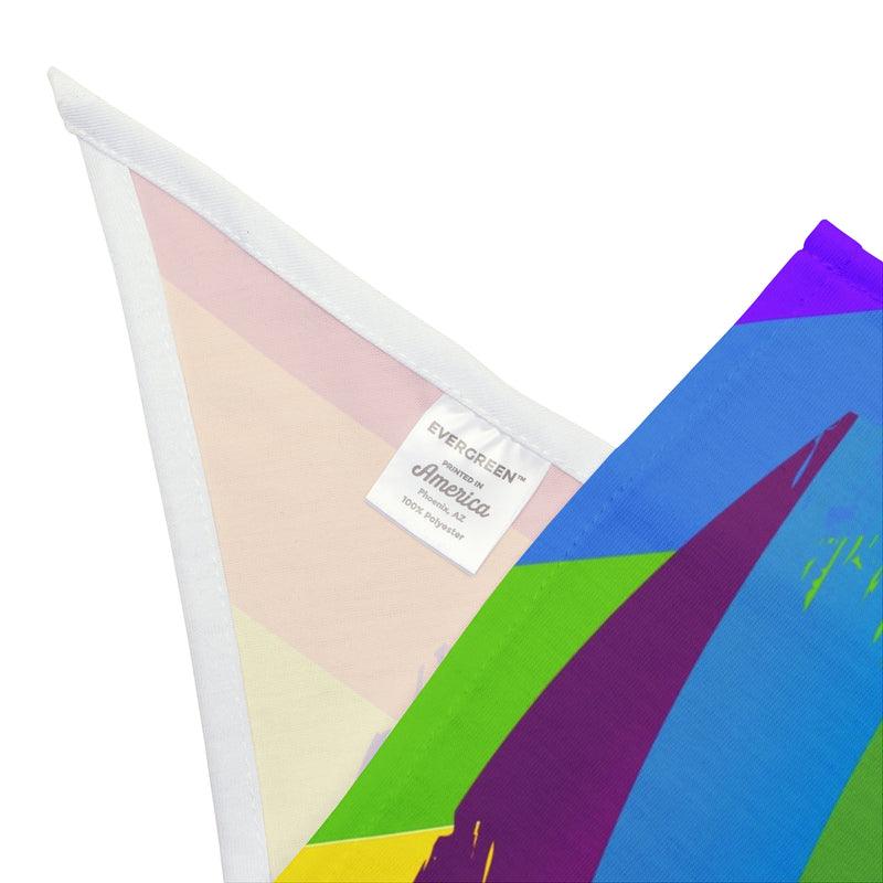 Pride Heart and Rainbow Pet Bandana