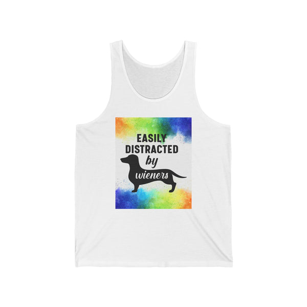 Easily Distracted Pride Unisex Jersey Tank