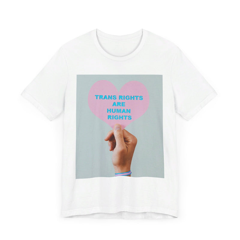 Human Rights.  Unisex comfy casual t-shirt with short sleeves.