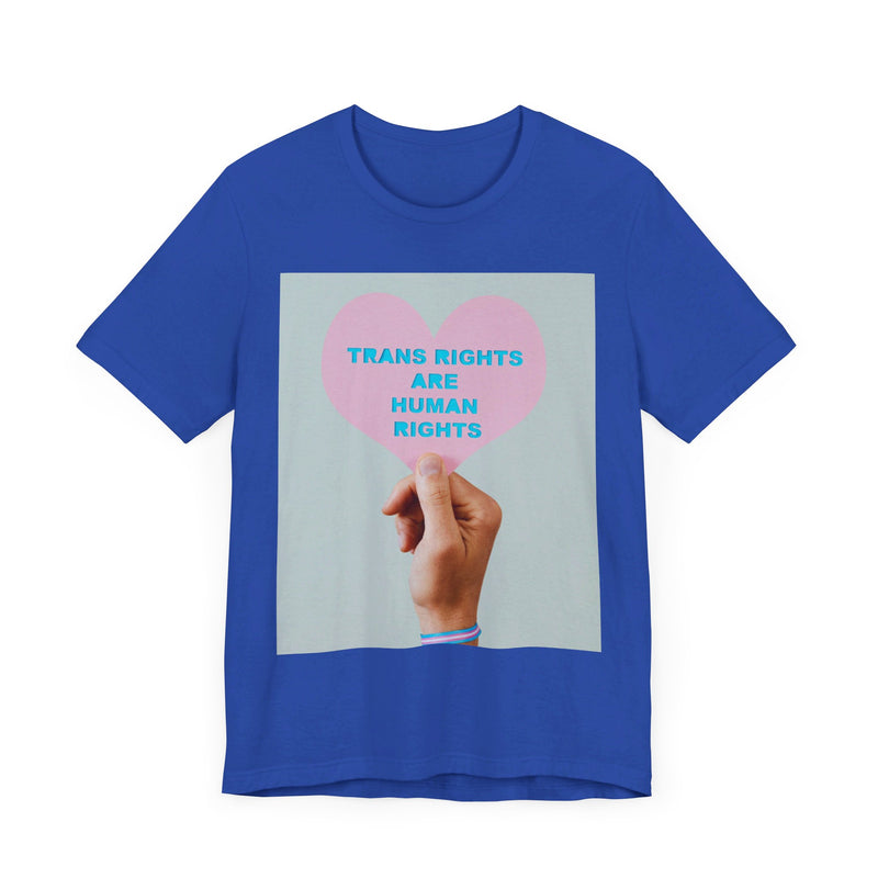 Human Rights.  Unisex comfy casual t-shirt with short sleeves.