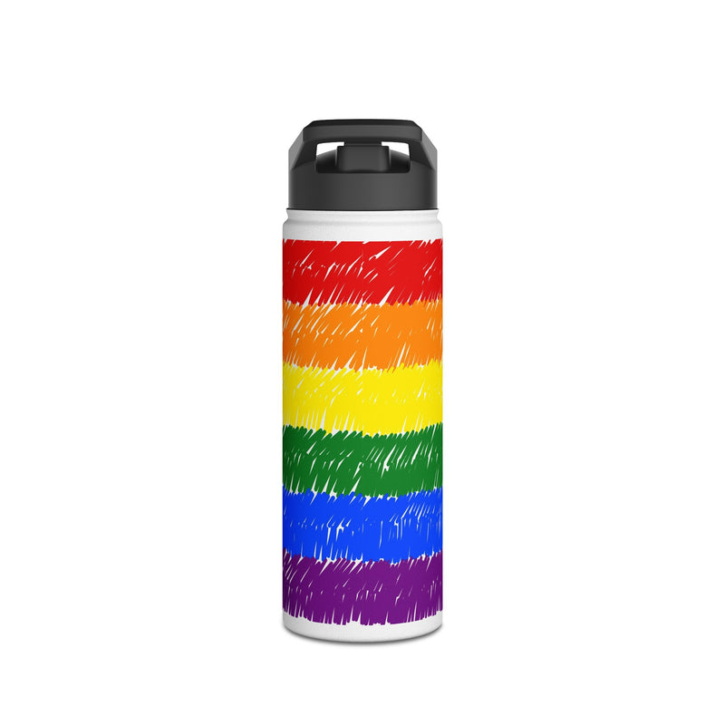 Pride 2024 Stainless Steel Water Bottle, Standard Lid
