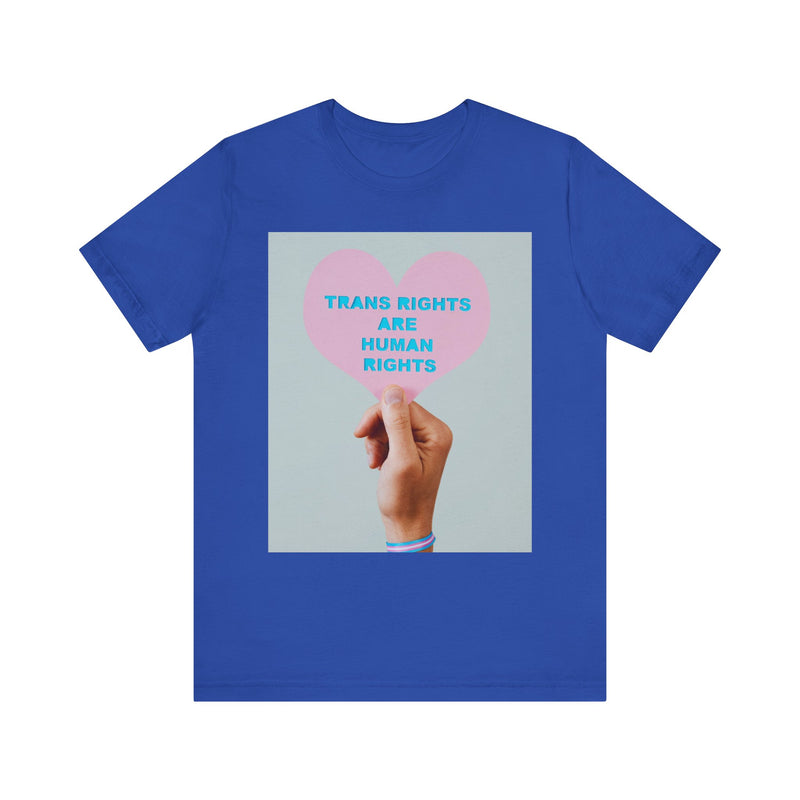 Human Rights.  Unisex comfy casual t-shirt with short sleeves.