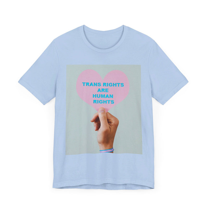 Human Rights.  Unisex comfy casual t-shirt with short sleeves.