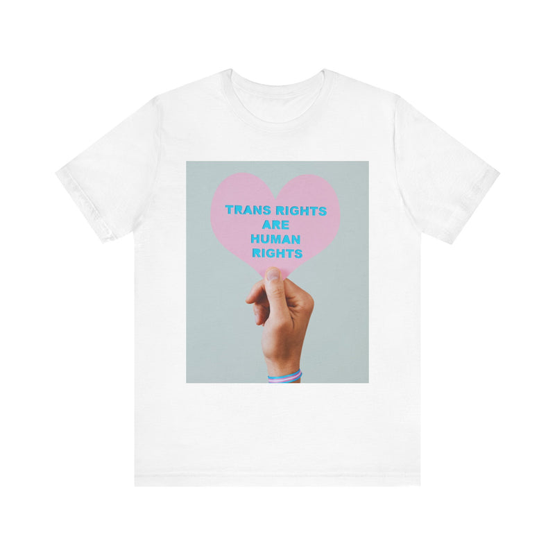 Human Rights.  Unisex comfy casual t-shirt with short sleeves.