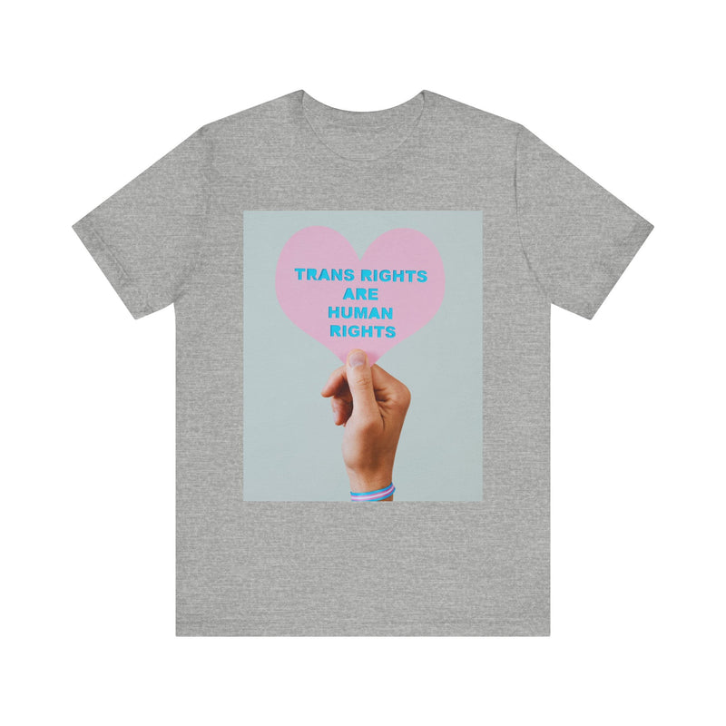 Human Rights.  Unisex comfy casual t-shirt with short sleeves.