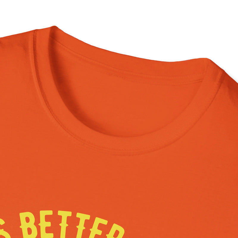 Life is Better with My Dachshund. Unisex comfy short sleeve t-shirt.