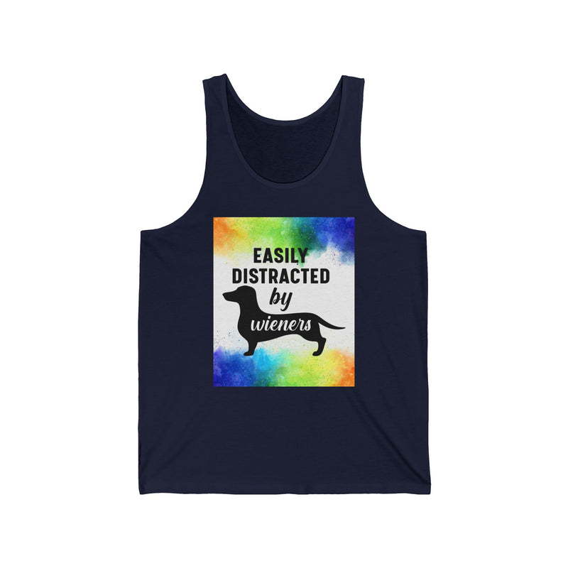 Easily Distracted Pride Unisex Jersey Tank
