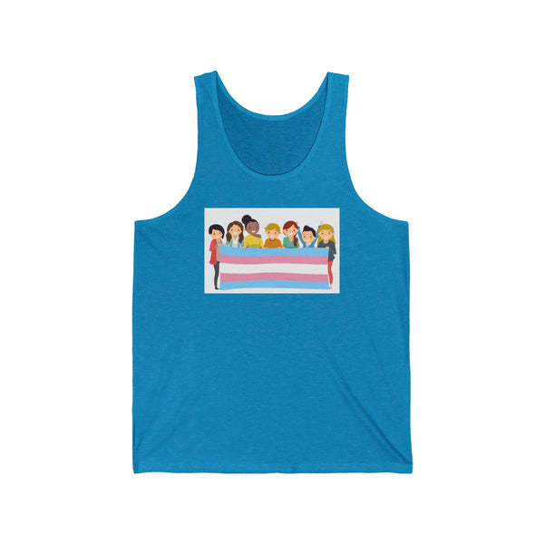 Flag Family Unisex Jersey Tank