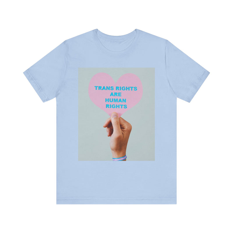 Human Rights.  Unisex comfy casual t-shirt with short sleeves.