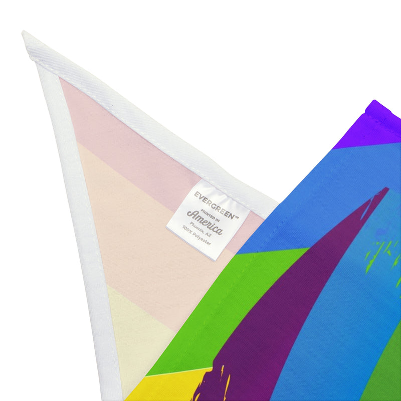 Pride Heart and Rainbow Pet Bandana
