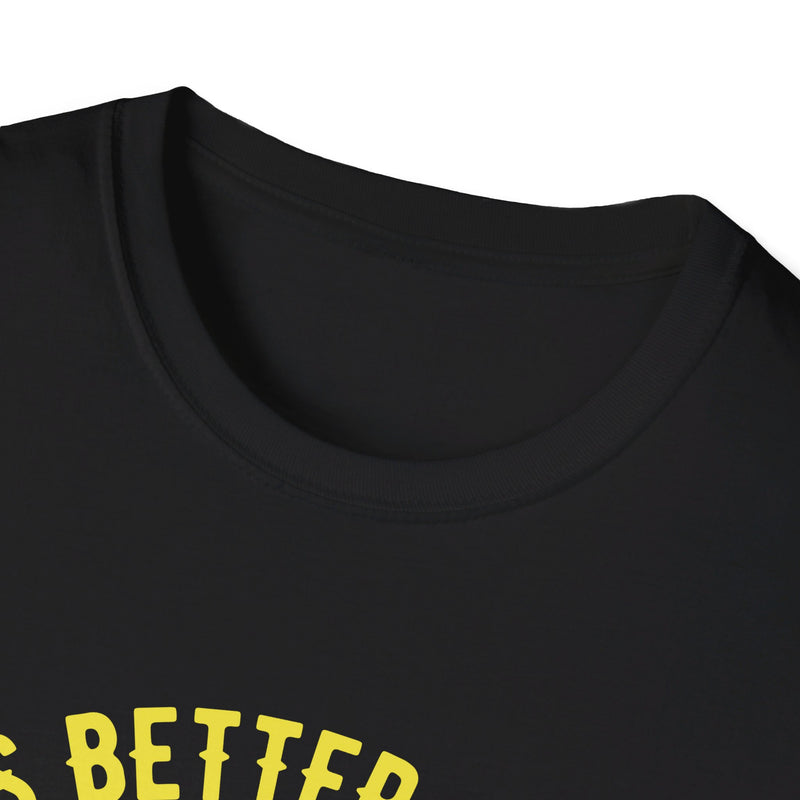 Life is Better with My Dachshund. Unisex comfy short sleeve t-shirt.