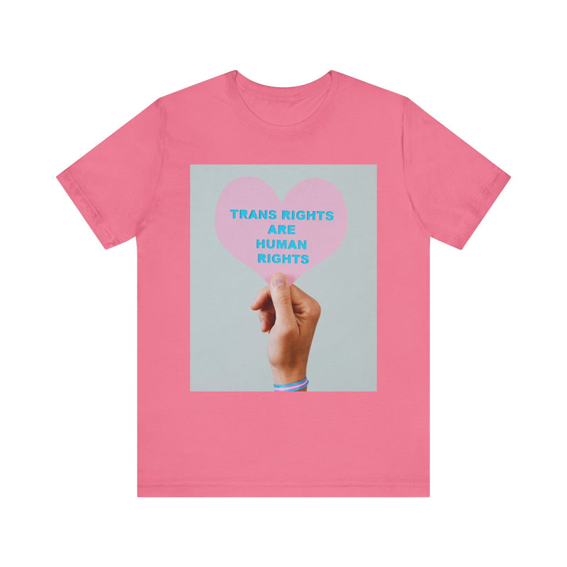 Human Rights.  Unisex comfy casual t-shirt with short sleeves.