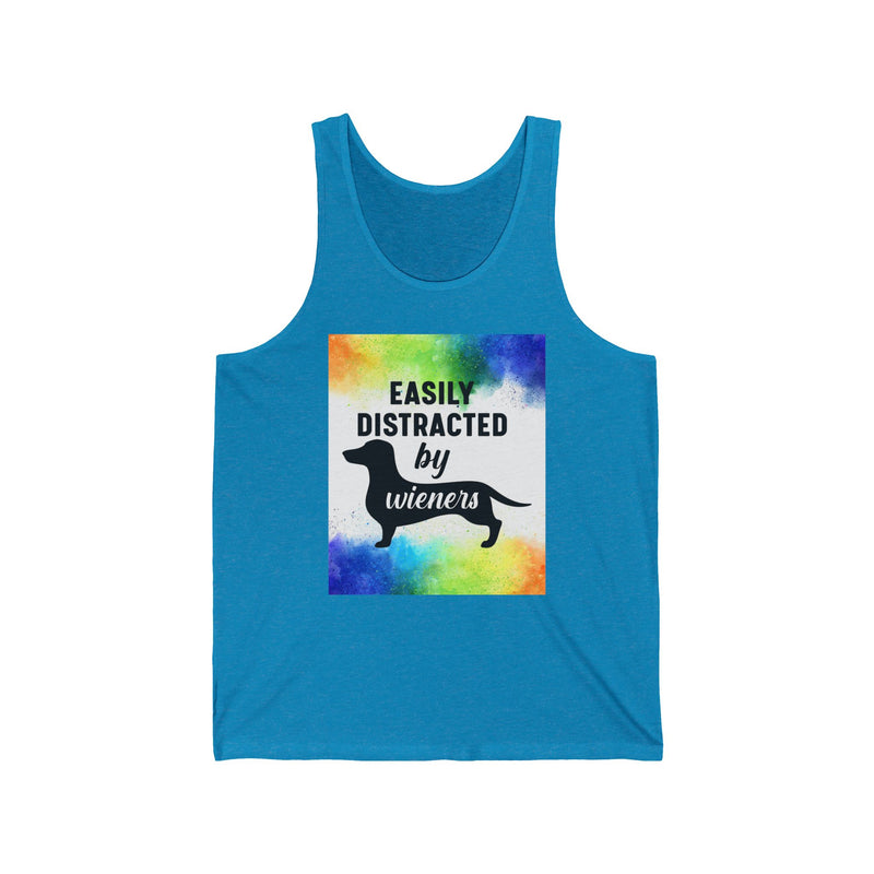 Easily Distracted Pride Unisex Jersey Tank