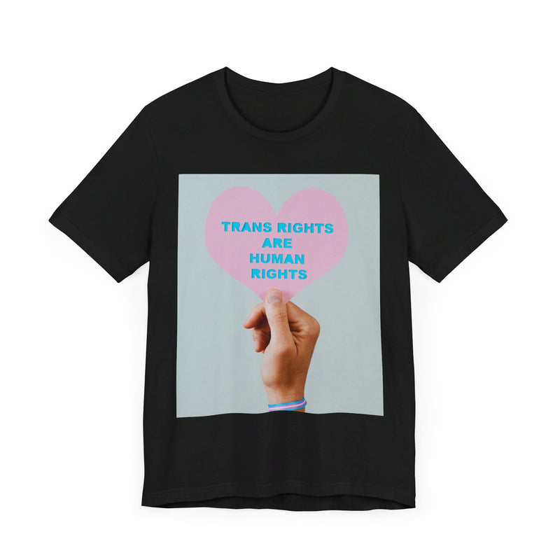 Human Rights.  Unisex comfy casual t-shirt with short sleeves.