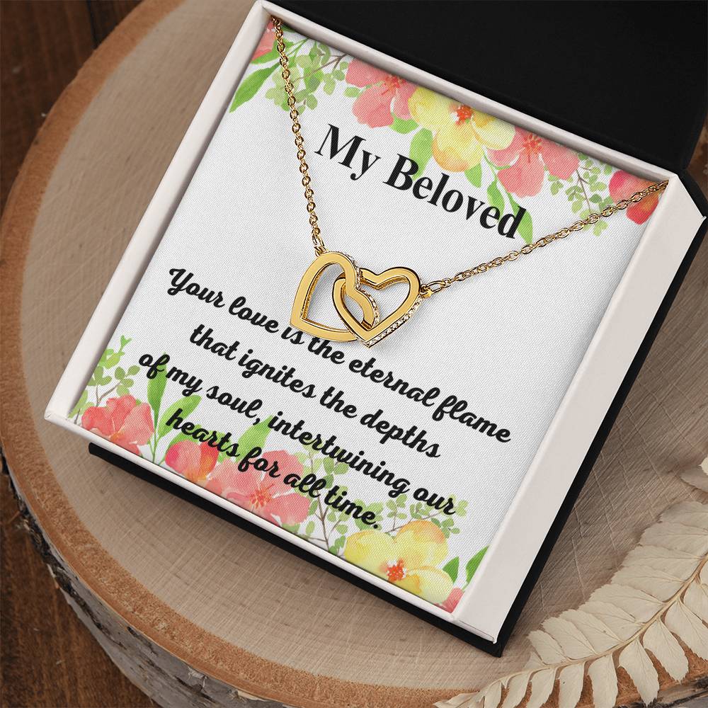Valentines Day, Gift for Her, Necklace, Gift for Wife, Necklace Message Card Valentine, Anniversary Gift, Pendant Necklace, Heart Pendant