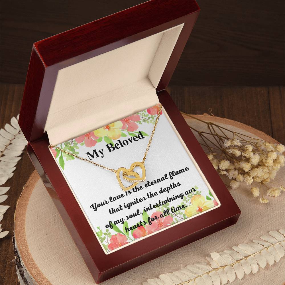 Valentines Day, Gift for Her, Necklace, Gift for Wife, Necklace Message Card Valentine, Anniversary Gift, Pendant Necklace, Heart Pendant