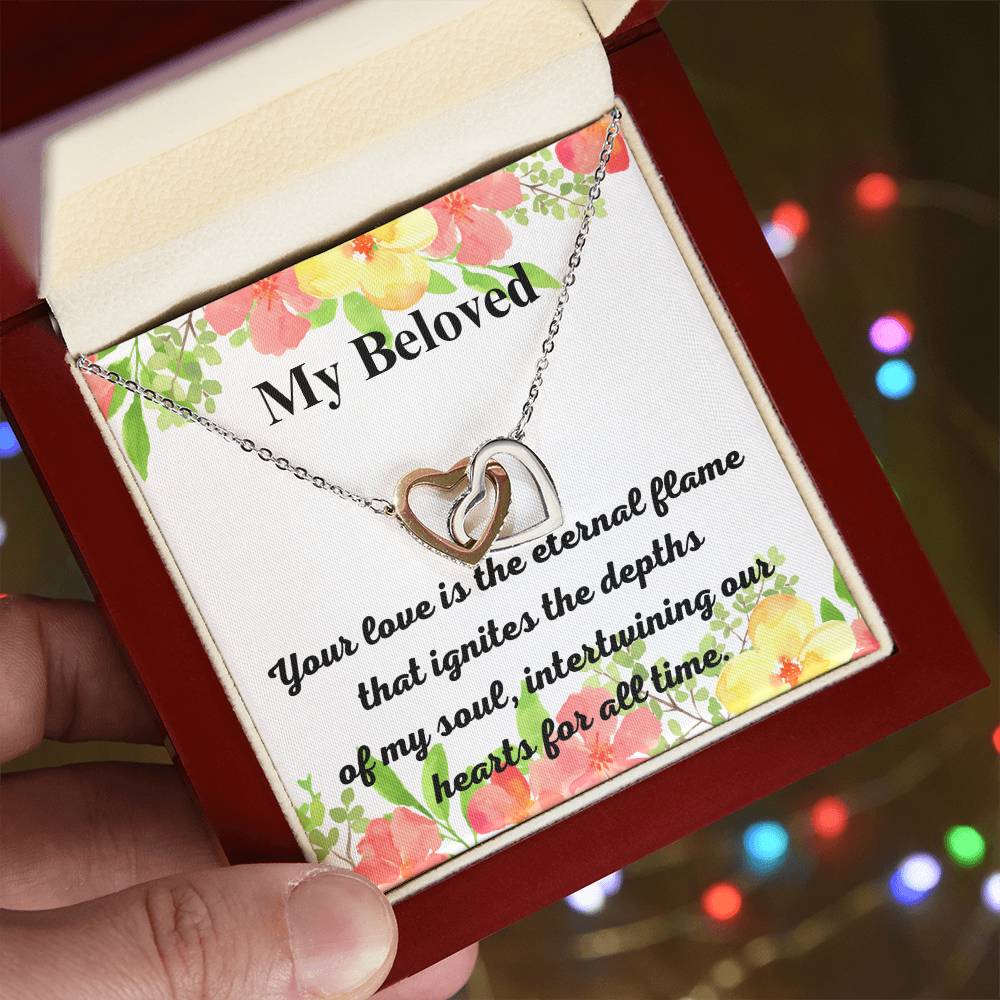 Valentines Day, Gift for Her, Necklace, Gift for Wife, Necklace Message Card Valentine, Anniversary Gift, Pendant Necklace, Heart Pendant